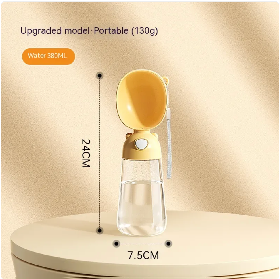 2-in-1 Portable Dog Water Bottle &amp; Food Dispenser