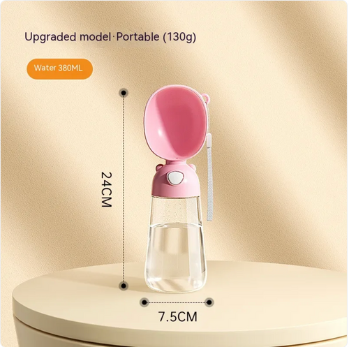 2-in-1 Portable Dog Water Bottle &amp; Food Dispenser